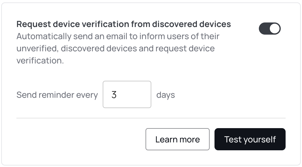 Installation instructions Device Risk Awareness