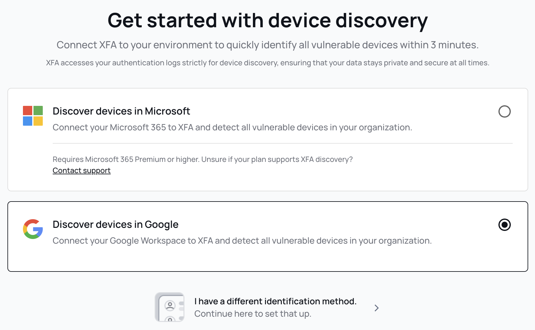 Get started with device discovery