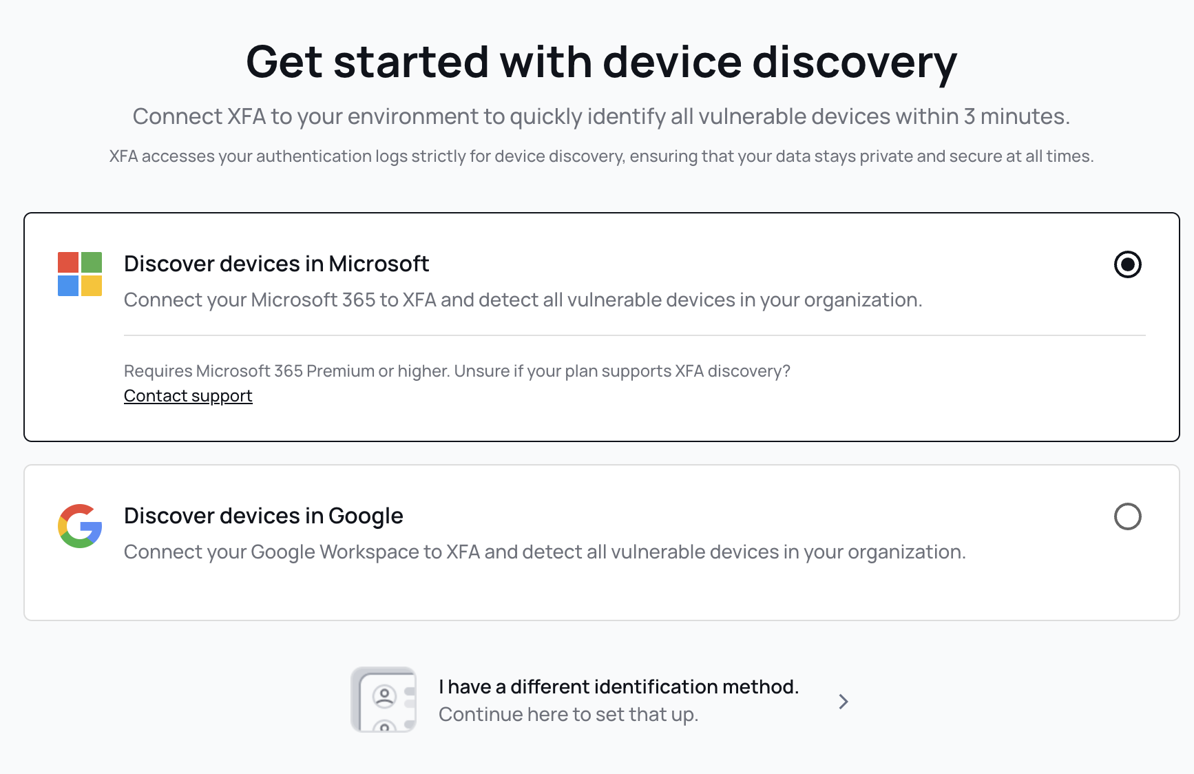 Get started with device discovery