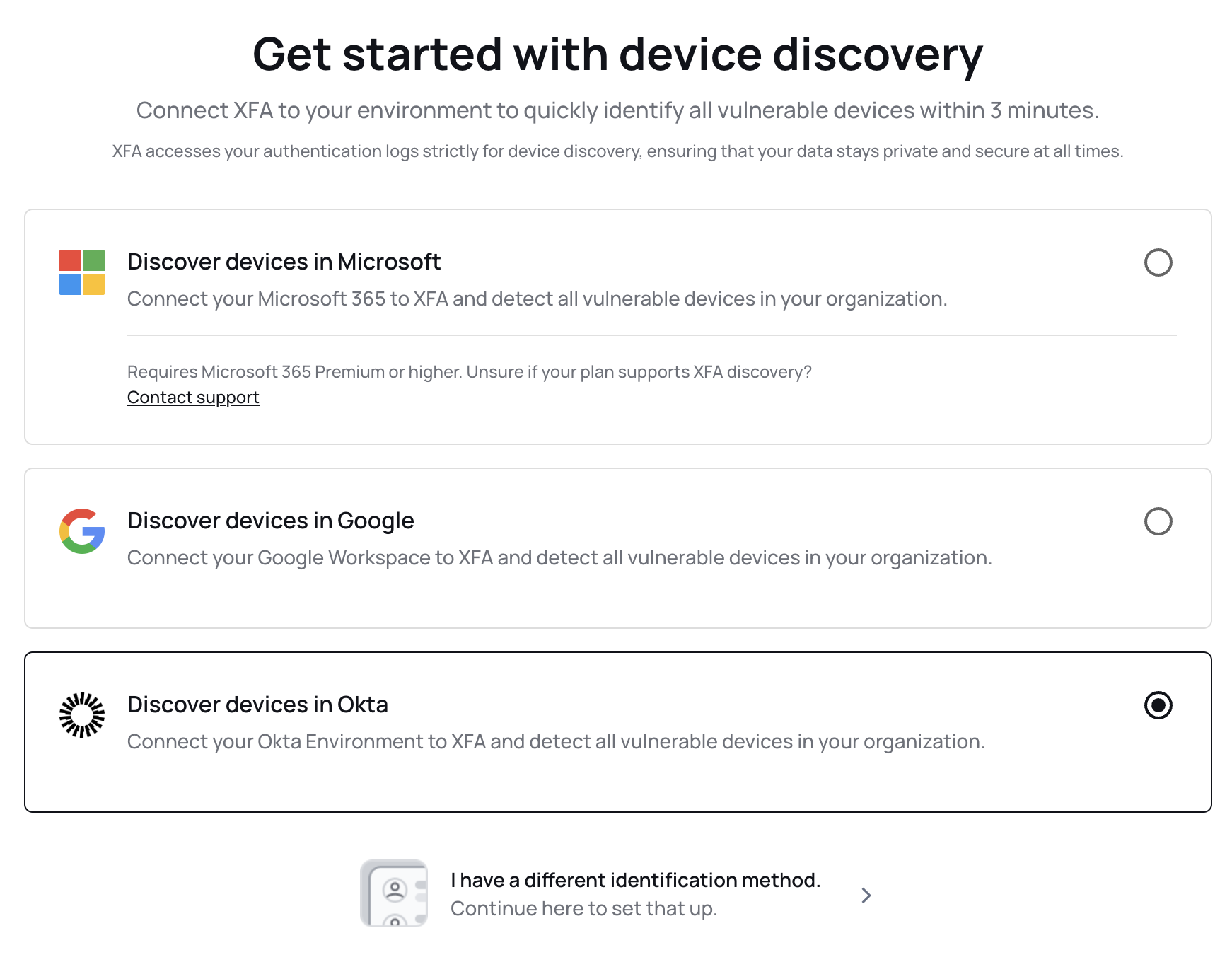 Get started with device discovery