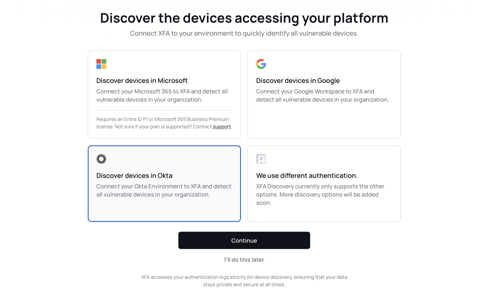 Get started with device discovery