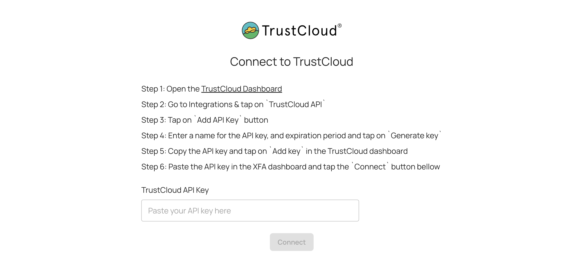 TrustCloud-integraatio